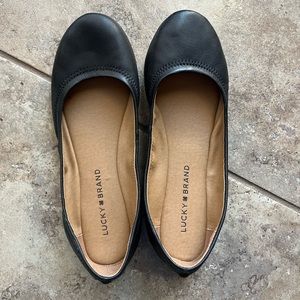 Lucky Brand Black Flats